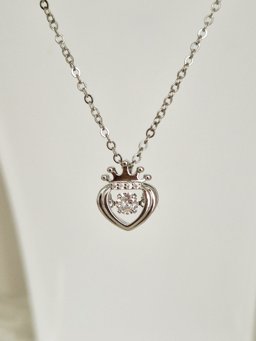 Collier - Heart crown